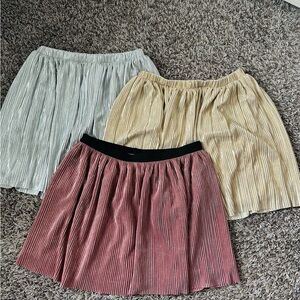 Skirt Set - Silver, Gold, and Pink